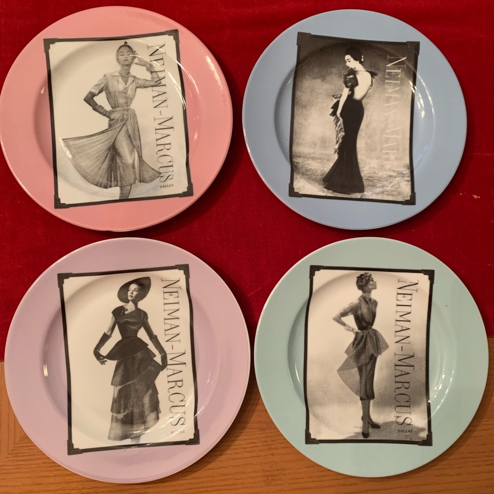 Neiman Marcus 95th anniversary dessert plates
